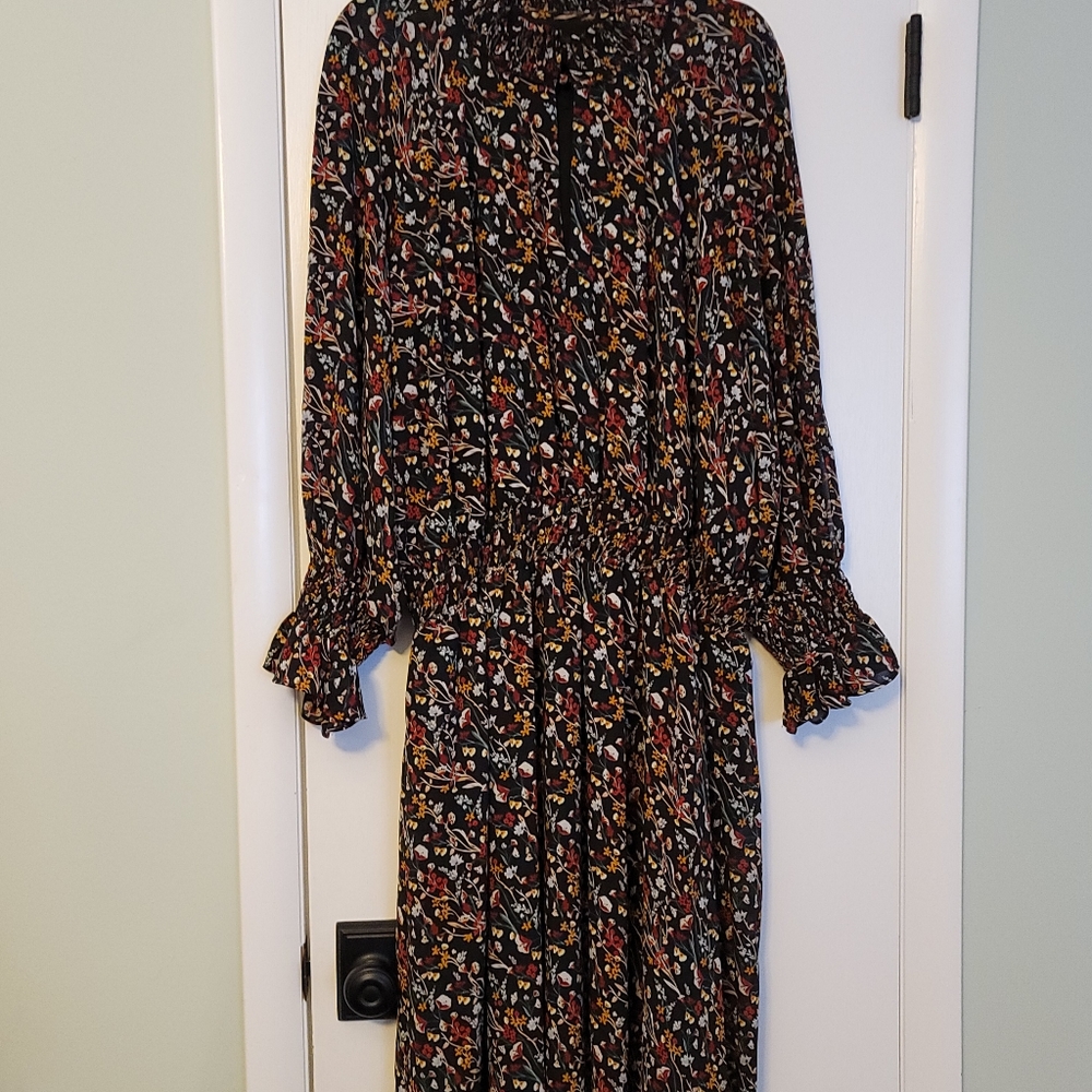 Floral plus size dress
